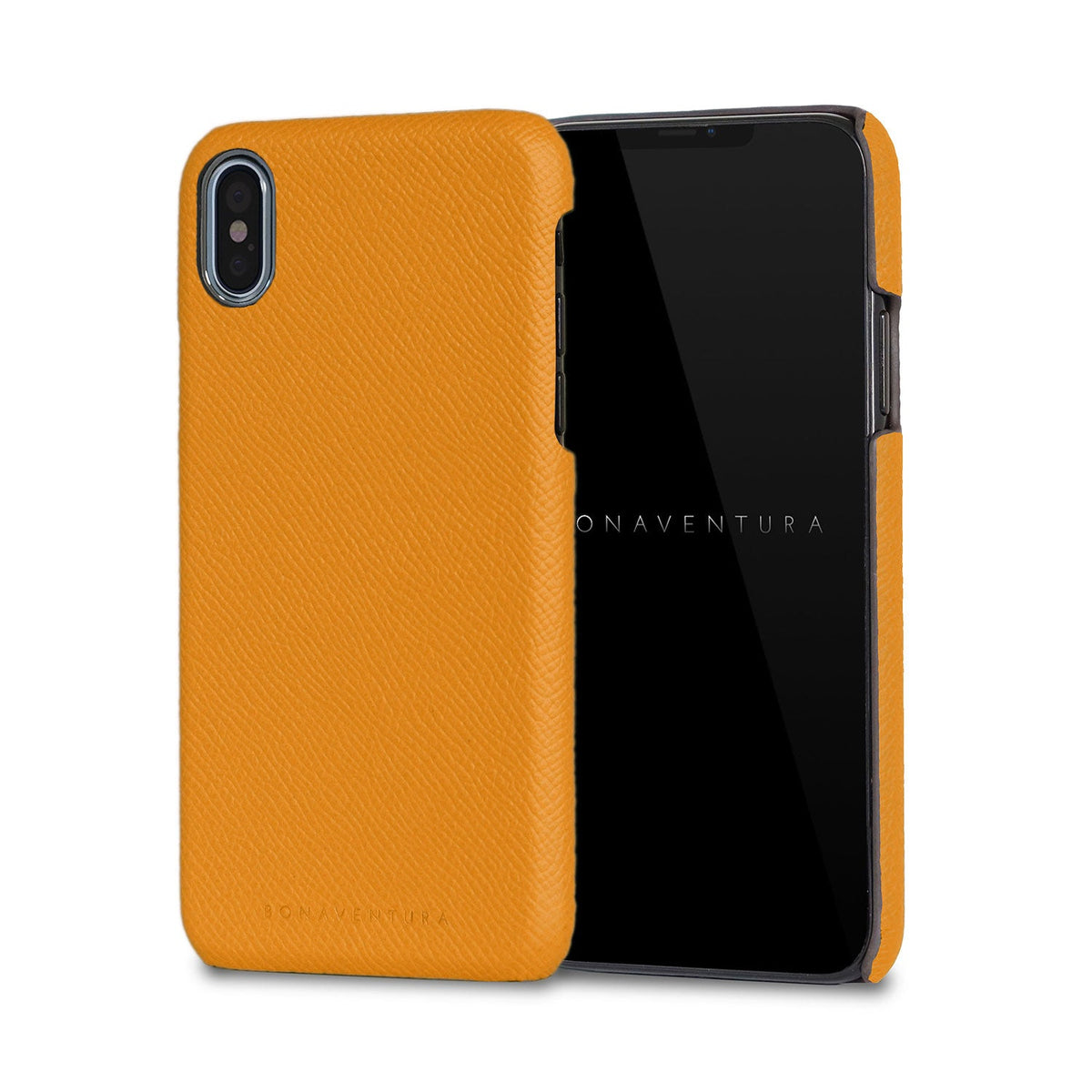 iPhone X / Xs Back Cover Case Nobile Leather (Mimosa yellow)