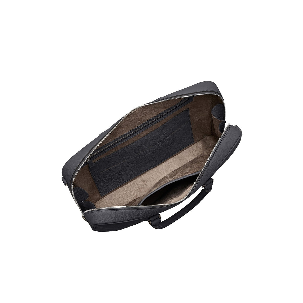 Jackson Briefcase Shrink Leather (Charcoal Gray)