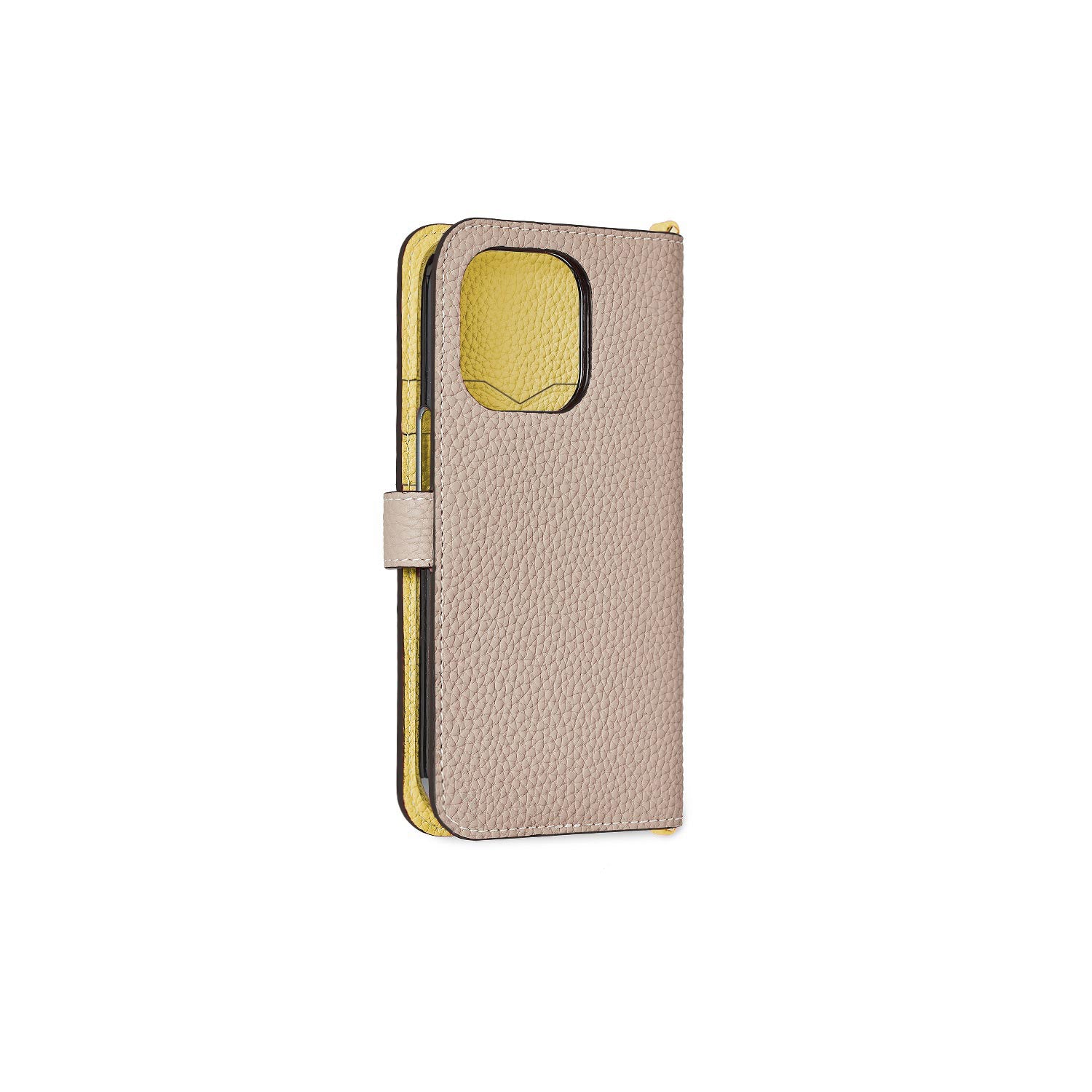 (iPhone 13 Pro) เคส Belted Diary Shrink Leather