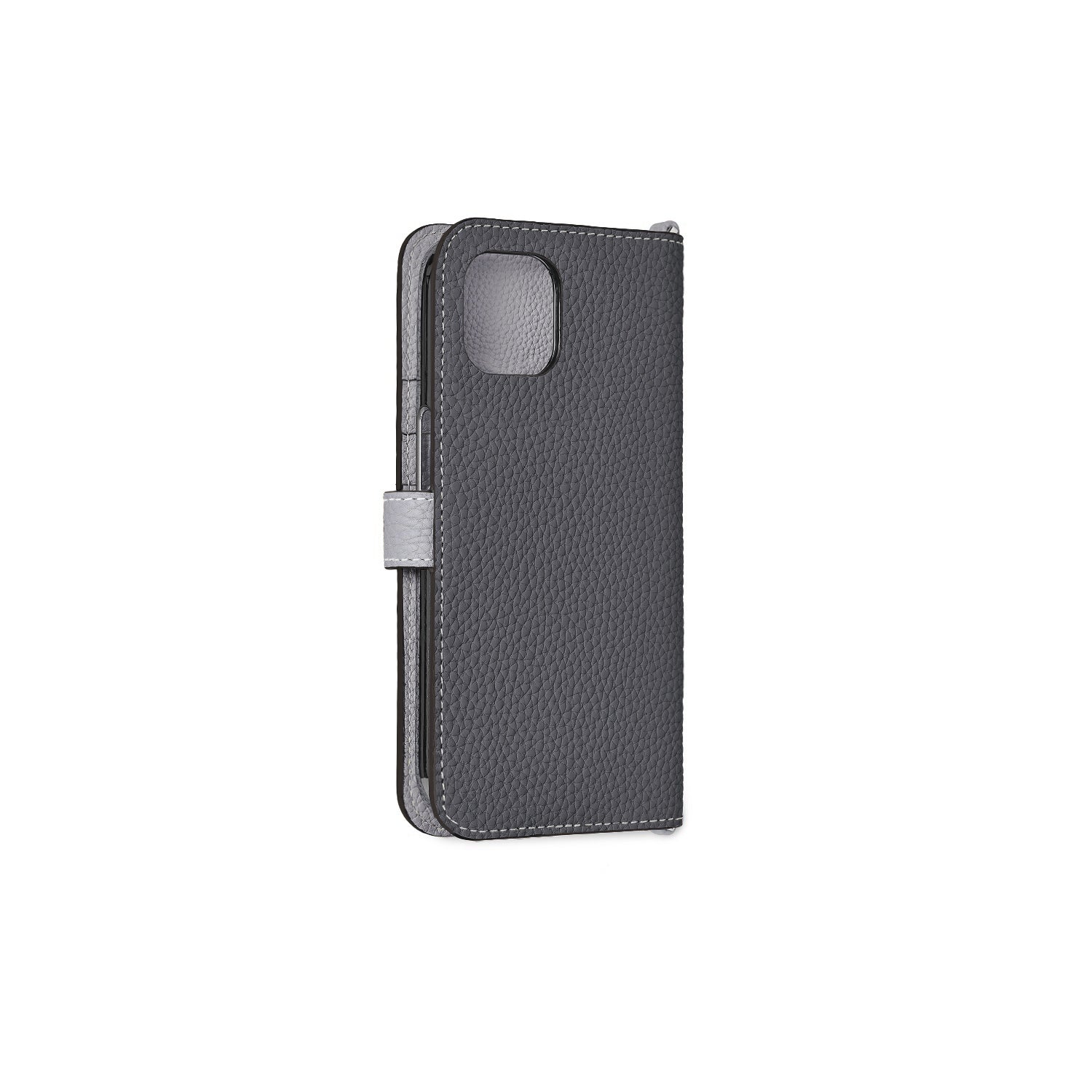 (iPhone 14) Belted Diary Case Shrink Leather