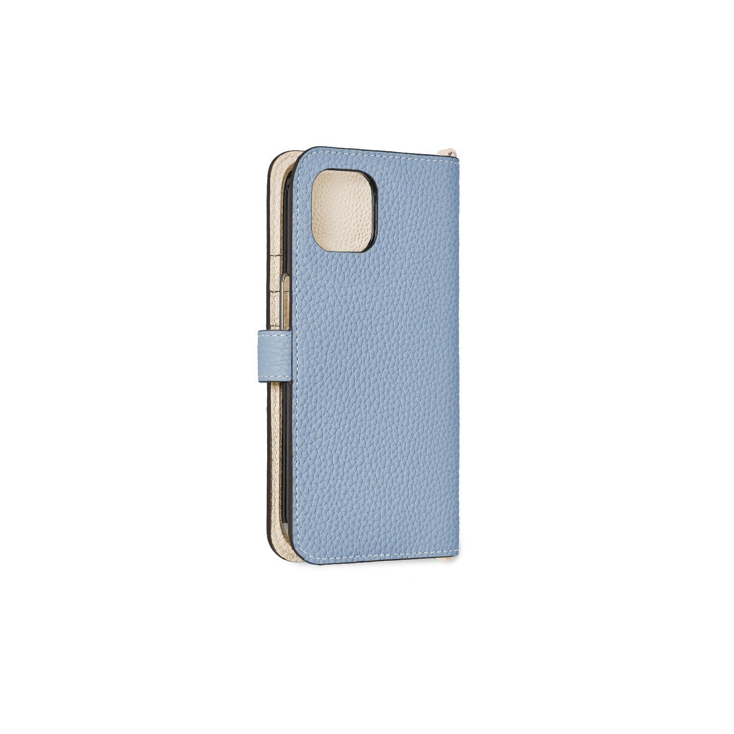 (iPhone 14) Belted Diary Case Shrink Leather