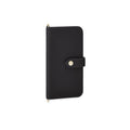 iPhone 14 Pro Max Belted Diary Case Shrink Leather (Black)