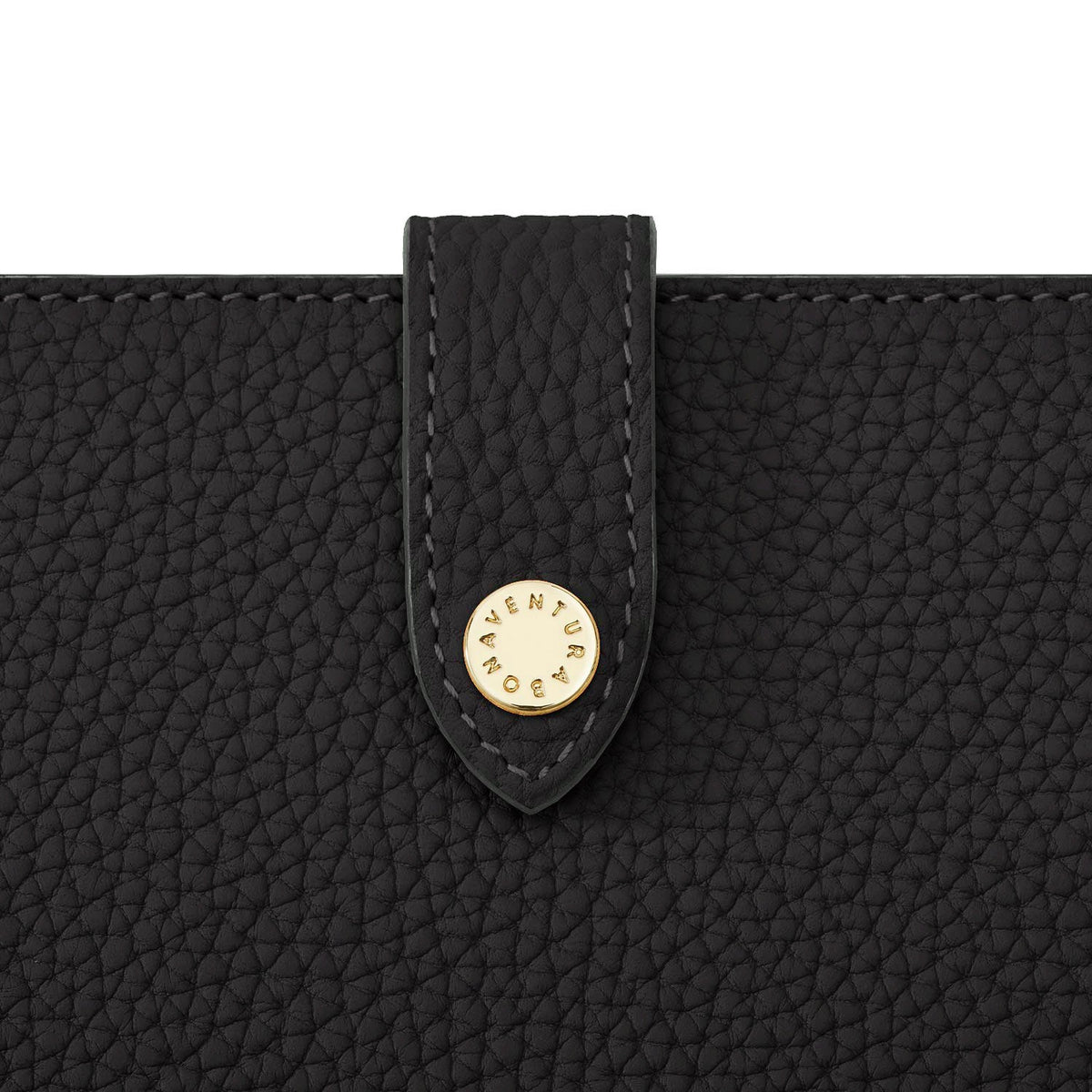 iPhone 14 Pro Max Belted Diary Case Shrink Leather (Black)