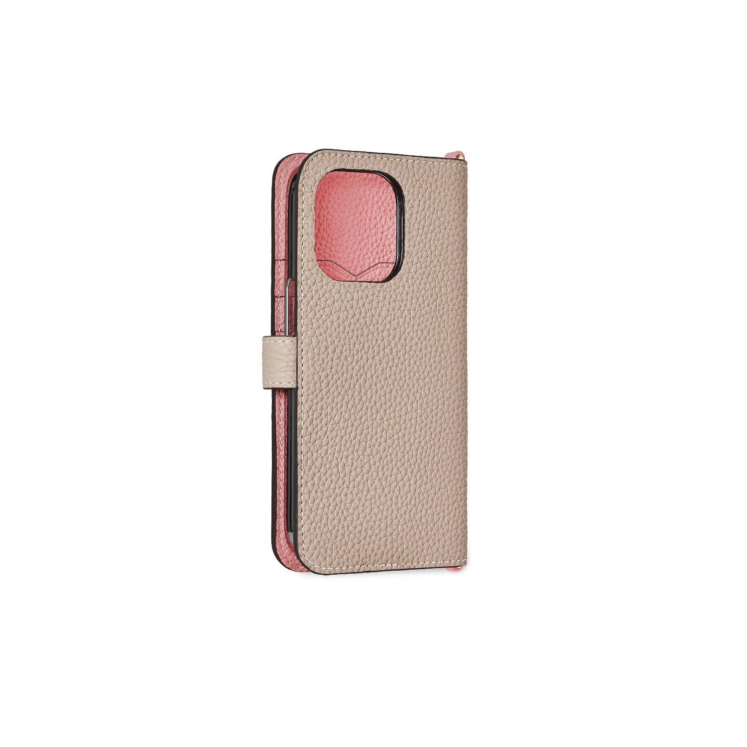 (iPhone 14 Pro Max) เคส Belted Diary Shrink Leather