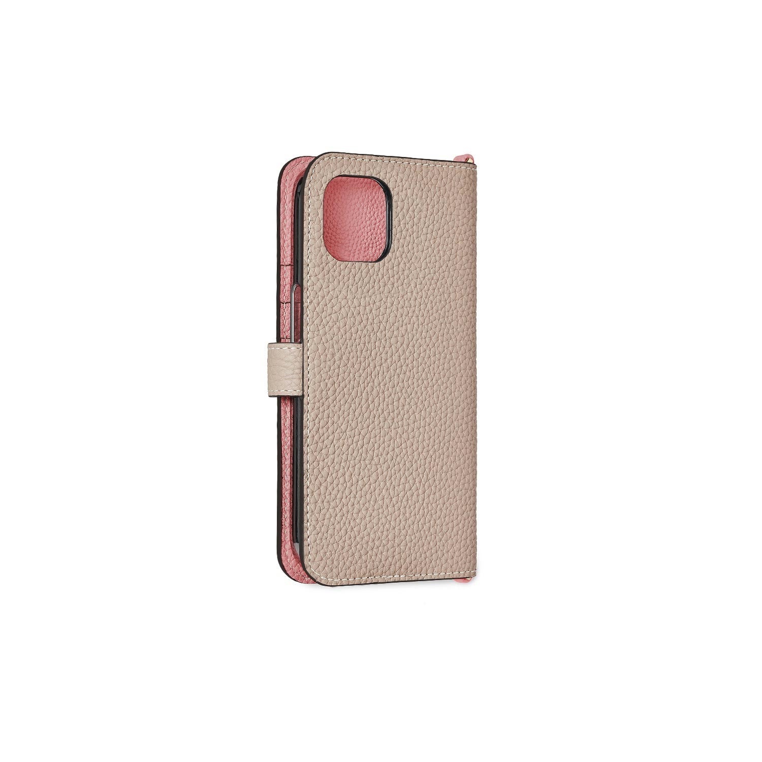 (iPhone 15) เคส Belted Diary Shrink Leather