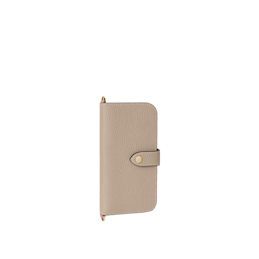 (iPhone 18 Pro Max) Belted Diary Case Shrink Leather