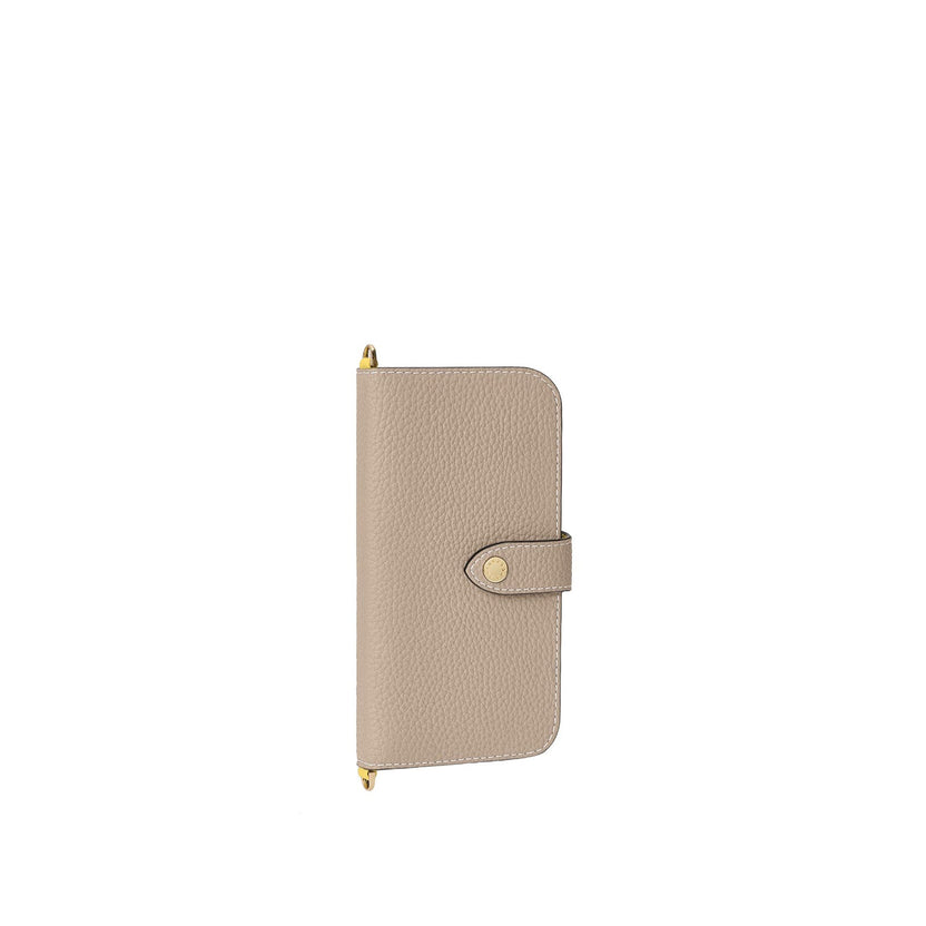 (iPhone 18 Pro Max) Belted Diary Case Shrink Leather