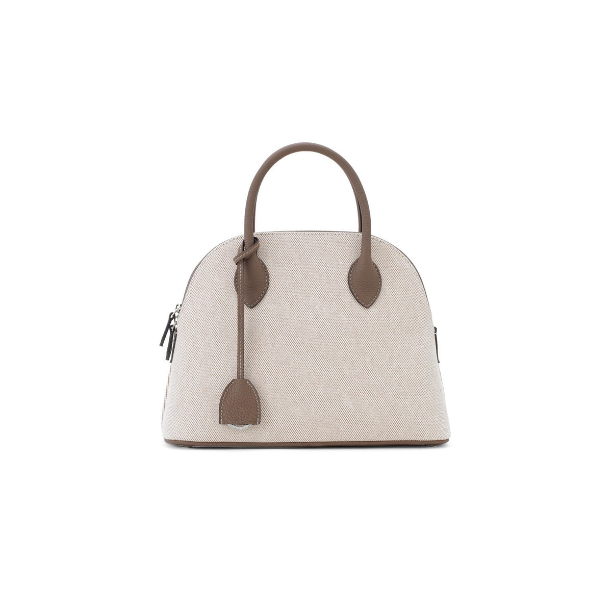 Emma Bag Canvas Leather Combination (Etoupe - 28)