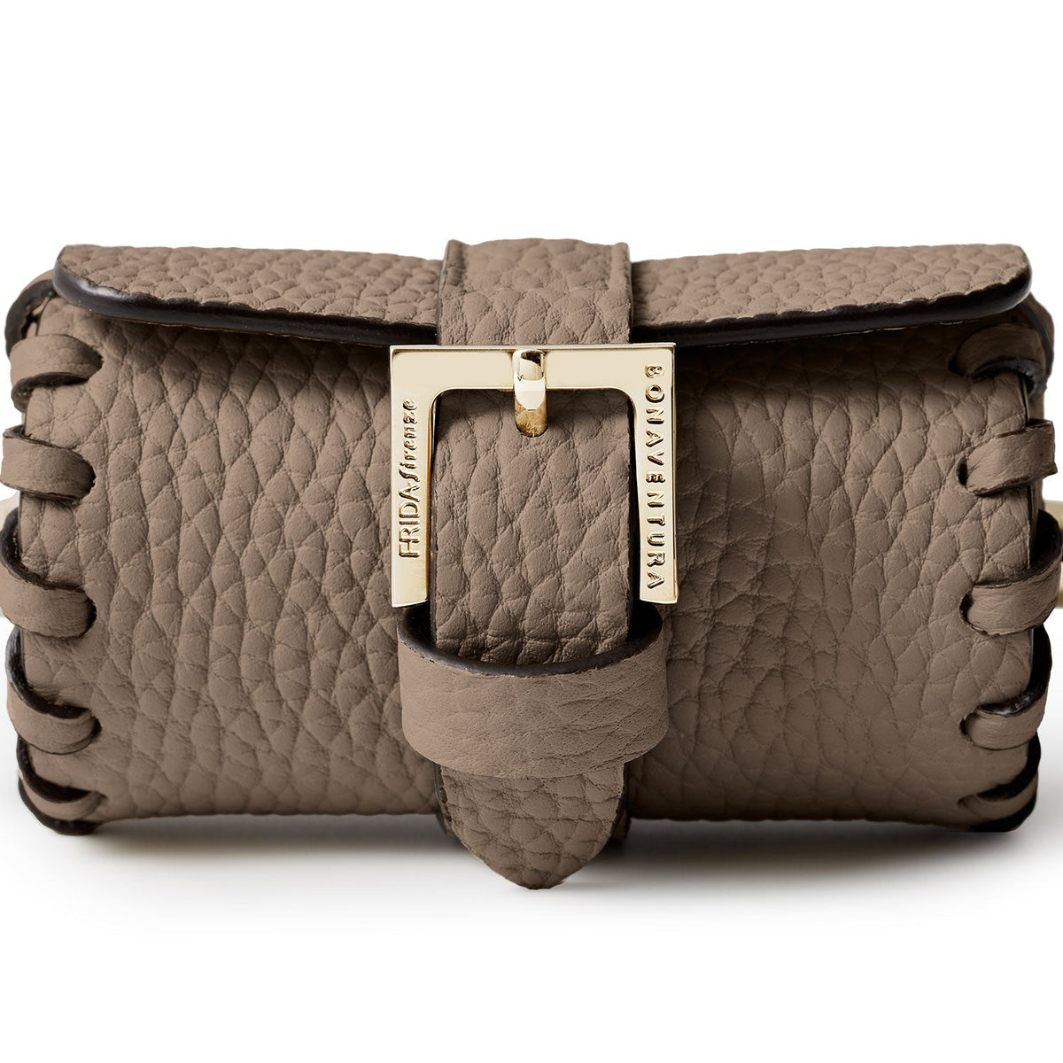 BONAVENTURA × FRIDA Firenze Bag Holder for Pets Shrink Leather (Etoupe)