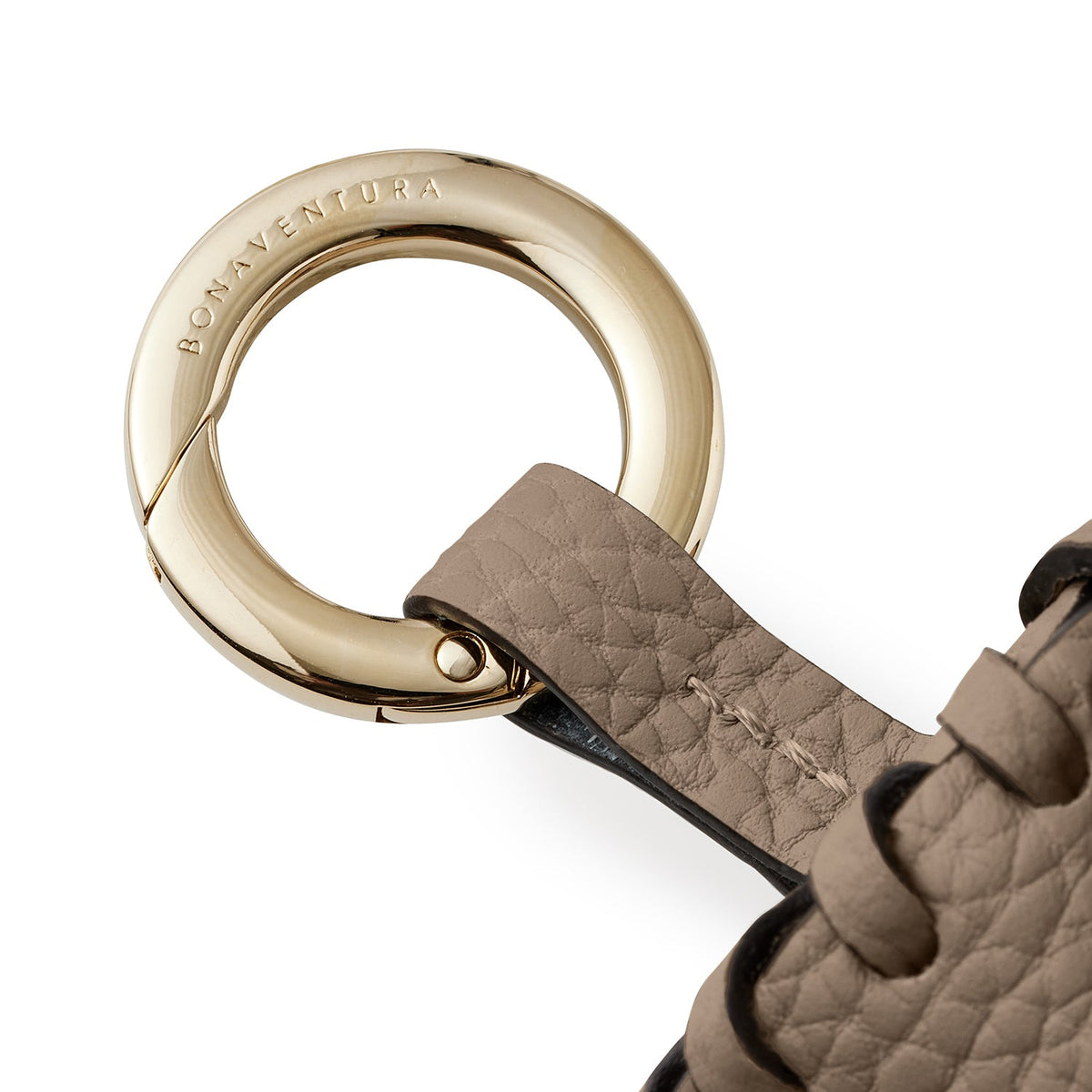 BONAVENTURA × FRIDA Firenze Bag Holder for Pets Shrink Leather (Etoupe)