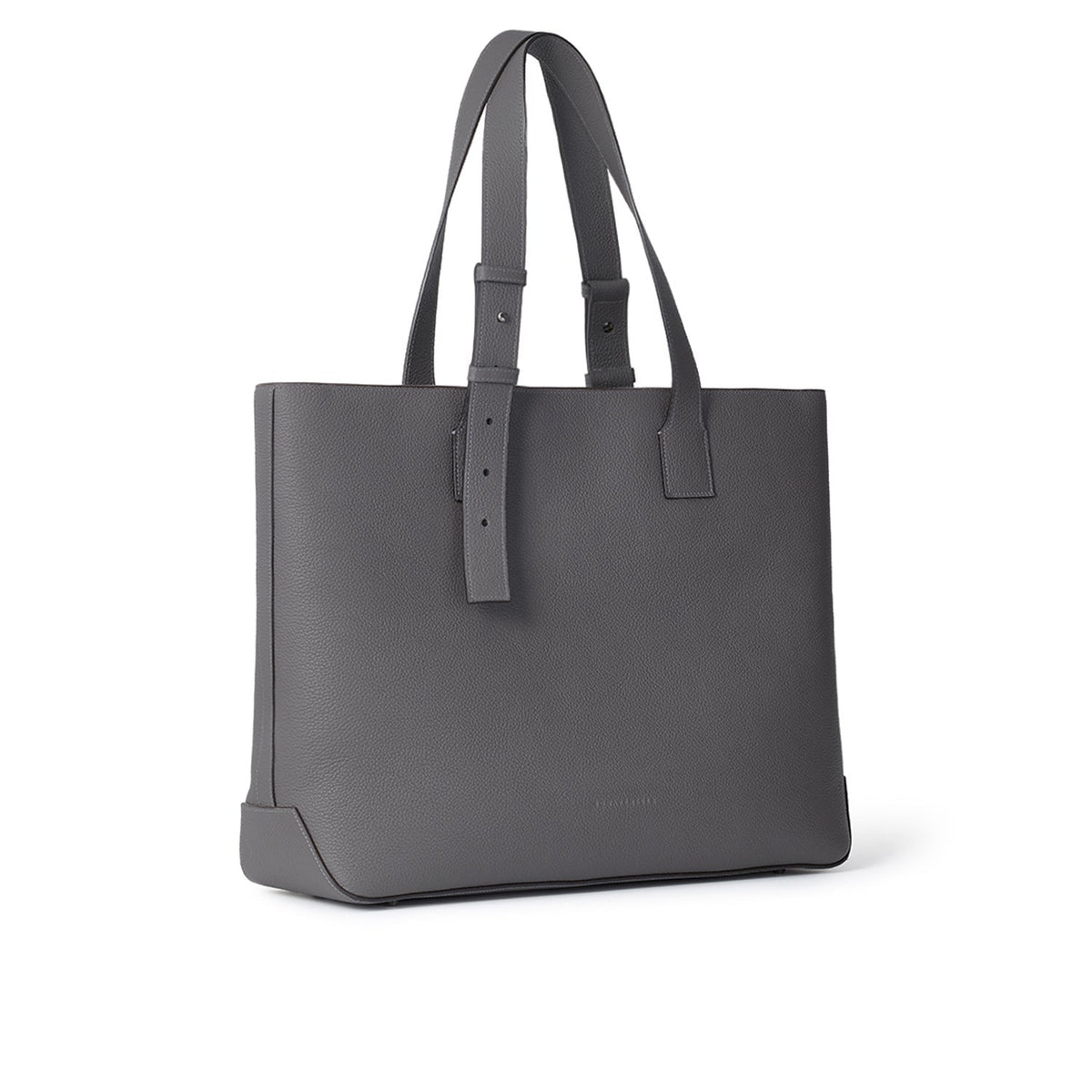 Dario Business Tote Bag Shrink Leather (Charcoal Gray)