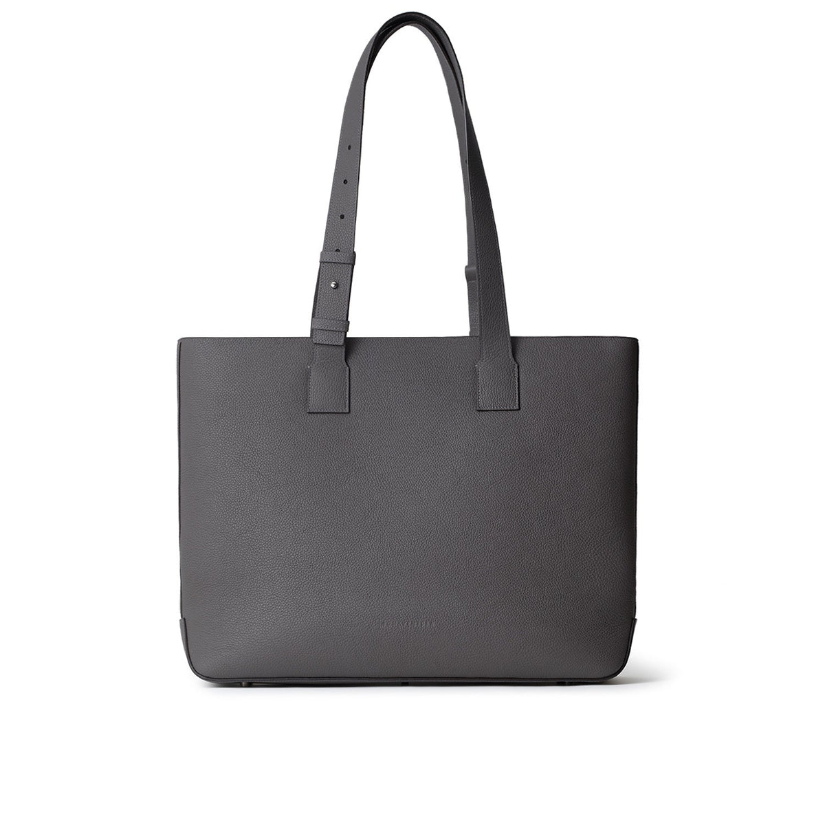 Dario Business Tote Bag Shrink Leather (Charcoal Gray)