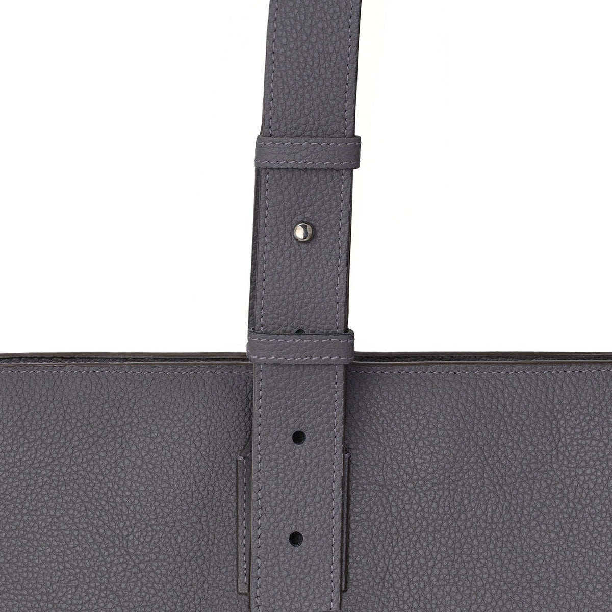 Dario Business Tote Bag Shrink Leather (Charcoal Gray)