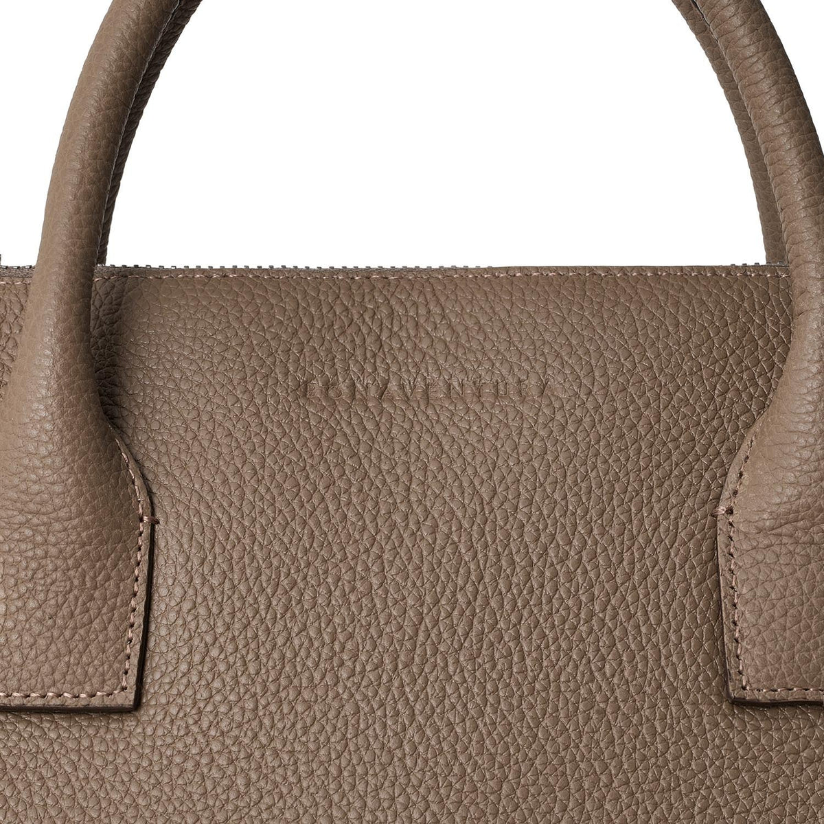 Massimo Briefcase Shrink Leather (Etoupe - Medium)