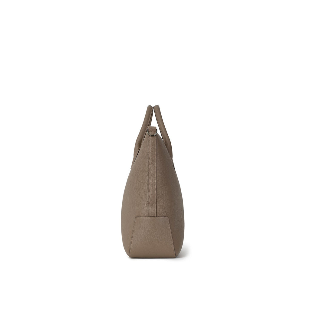 Massimo Briefcase Shrink Leather (Etoupe - Medium)
