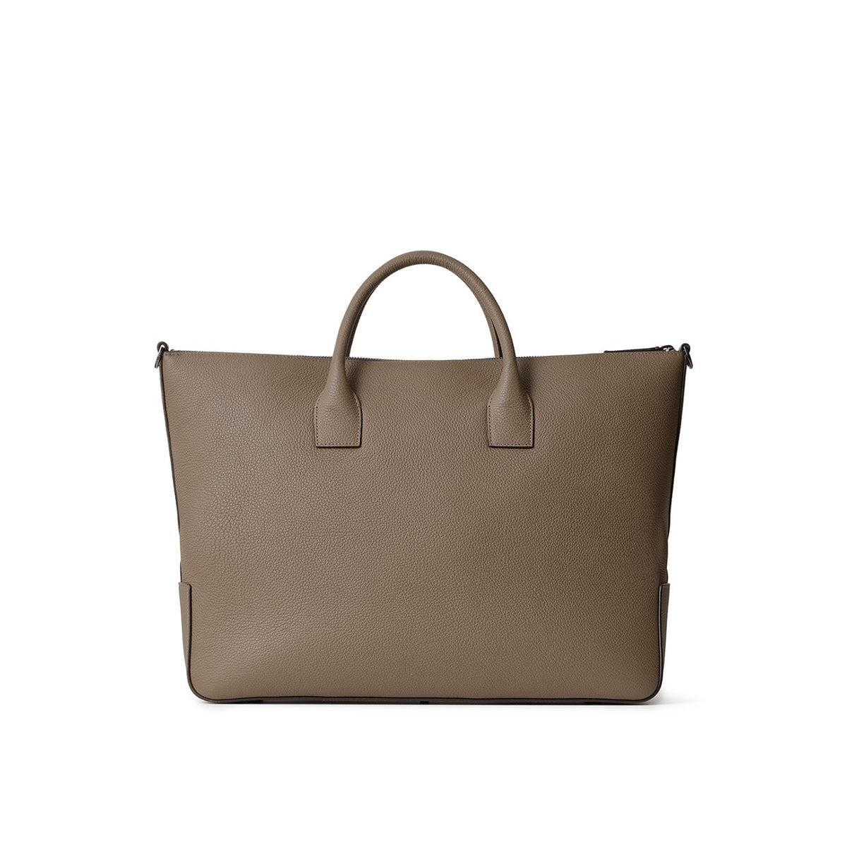 Massimo Briefcase Shrink Leather (Etoupe - Medium)