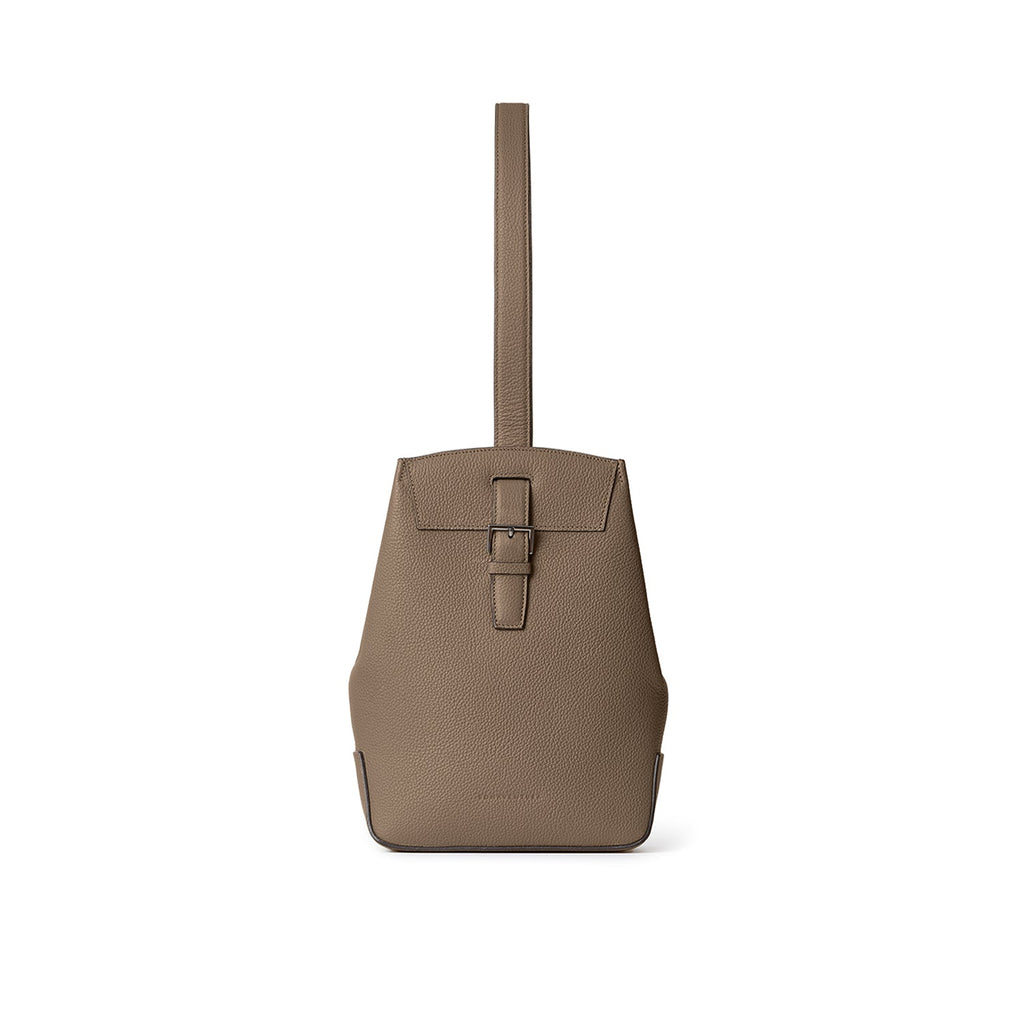 Simone One Shoulder Bag Shrink Leather (Etoupe)