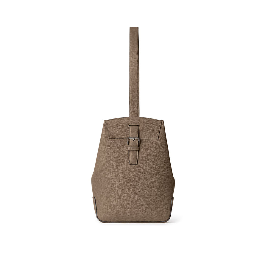 Simone One Shoulder Bag Shrink Leather (Etoupe)