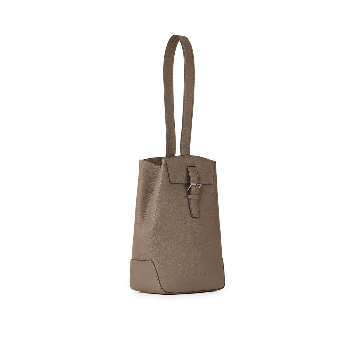 Simone One Shoulder Bag Shrink Leather (Etoupe)