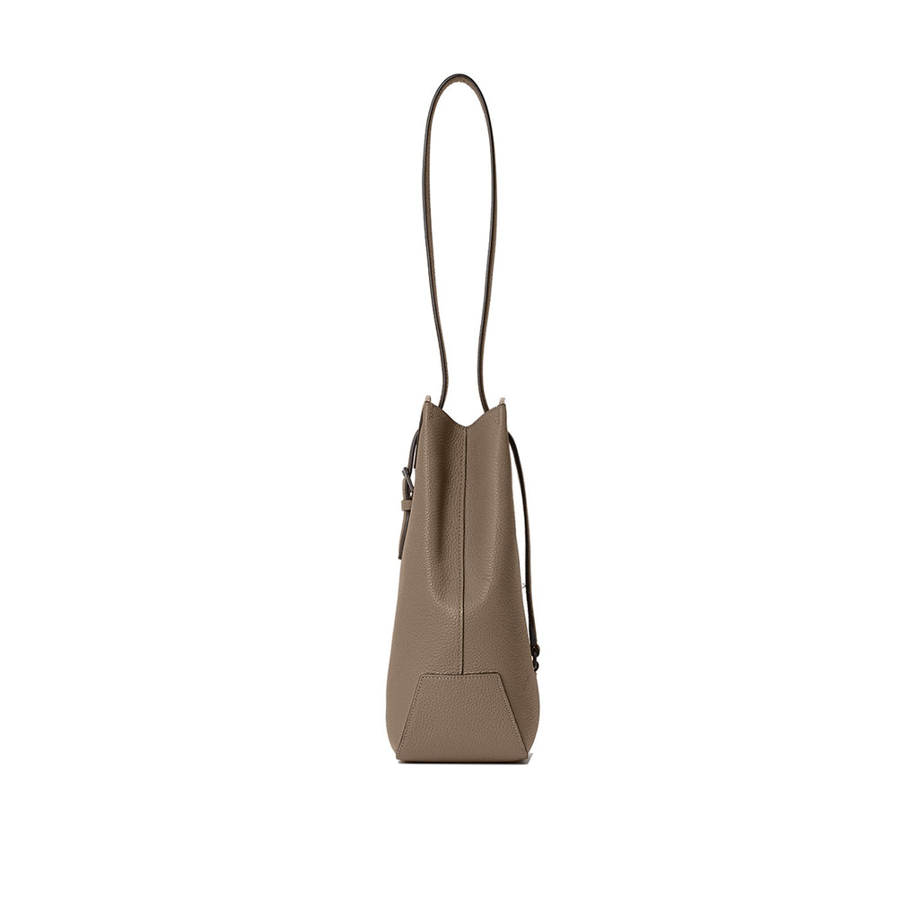 Simone One Shoulder Bag Shrink Leather (Etoupe)