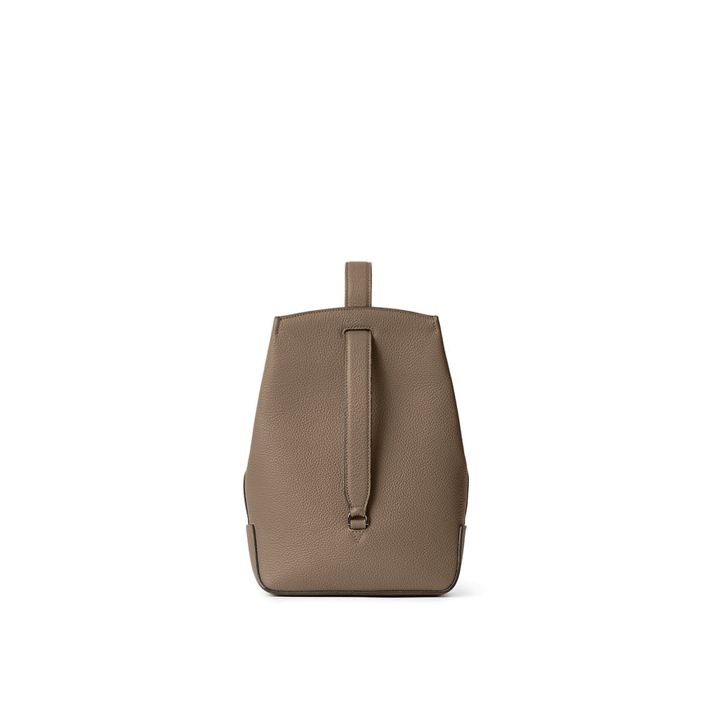 Simone One Shoulder Bag Shrink Leather (Etoupe)