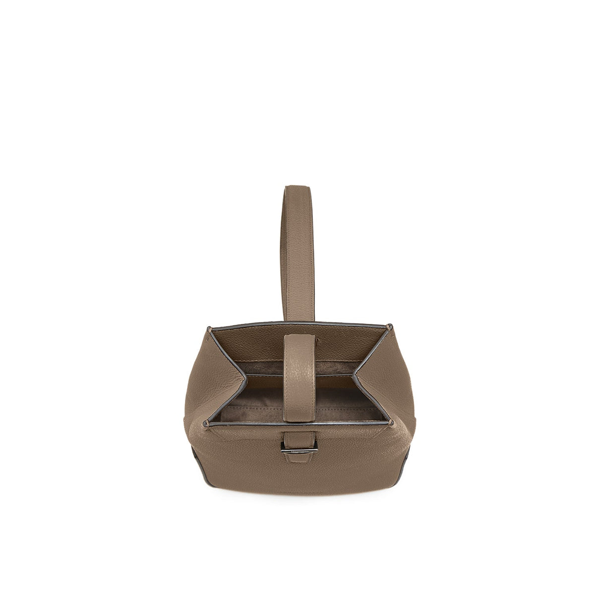 Simone One Shoulder Bag Shrink Leather (Etoupe)