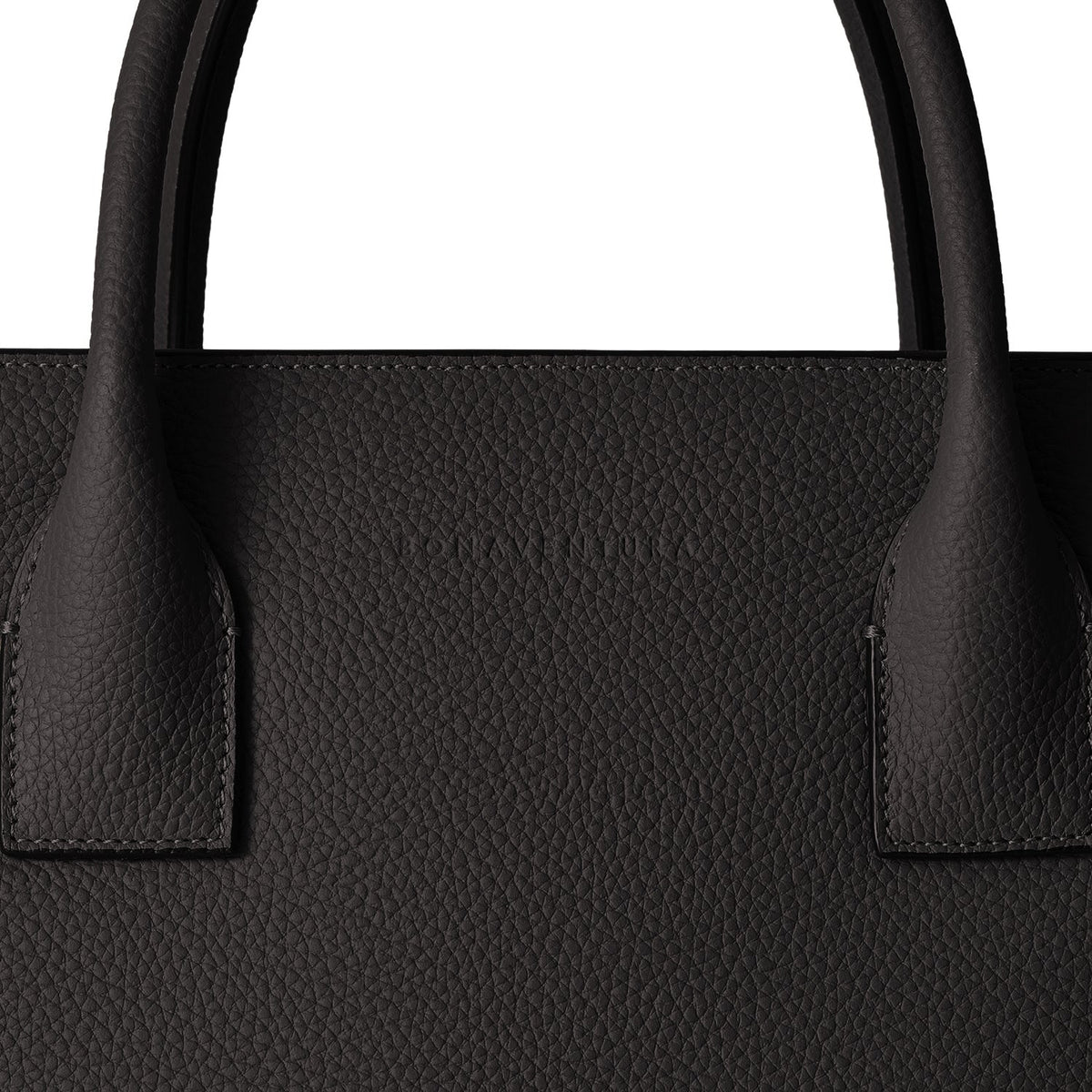 Filippo Vertical Tote Bag Shrink Leather (Black)