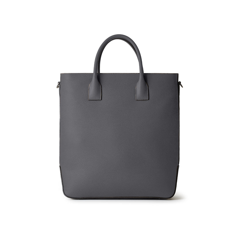 Filippo Shrunken Leather Vertical Tote