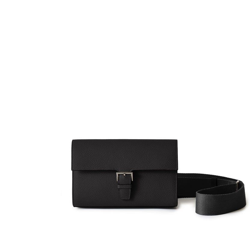 Roy Shrunken Leather Crossbody Bag
