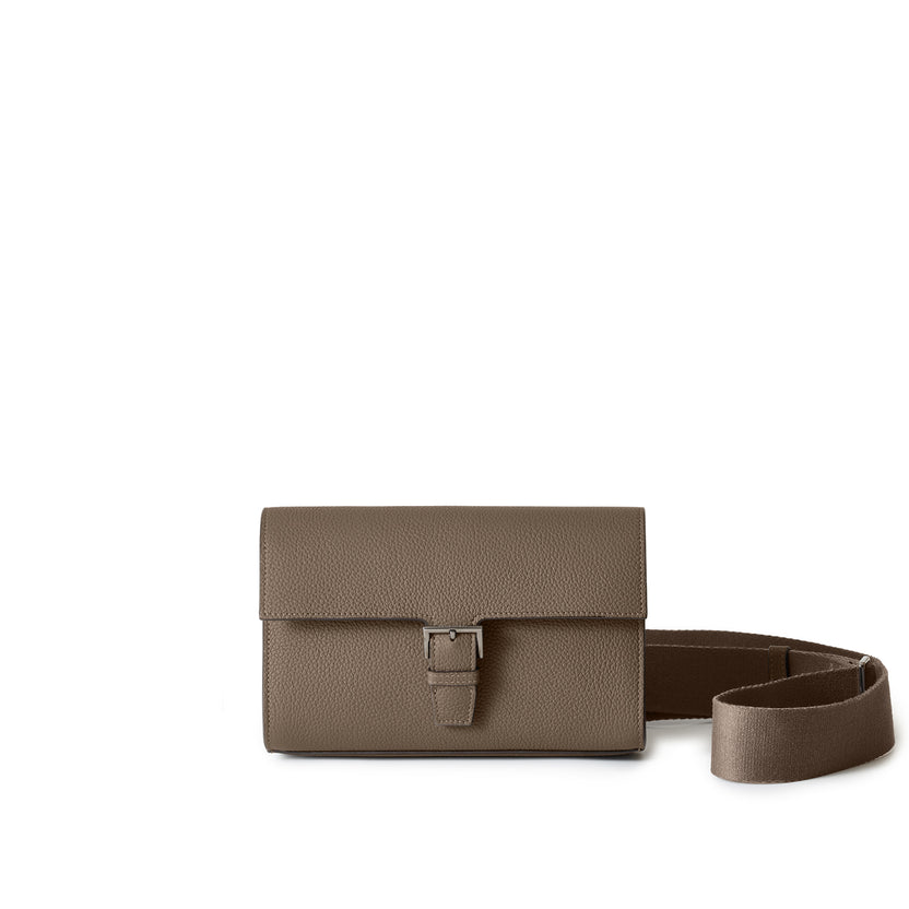 Roy Shrunken Leather Crossbody Bag