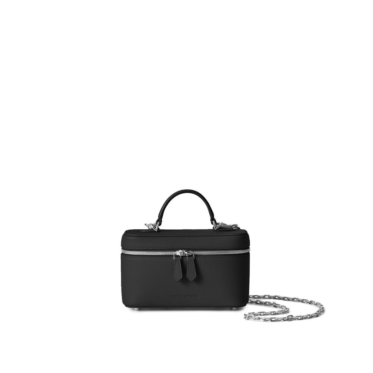 Micro Vanity Bag Nobile Leather (Black)