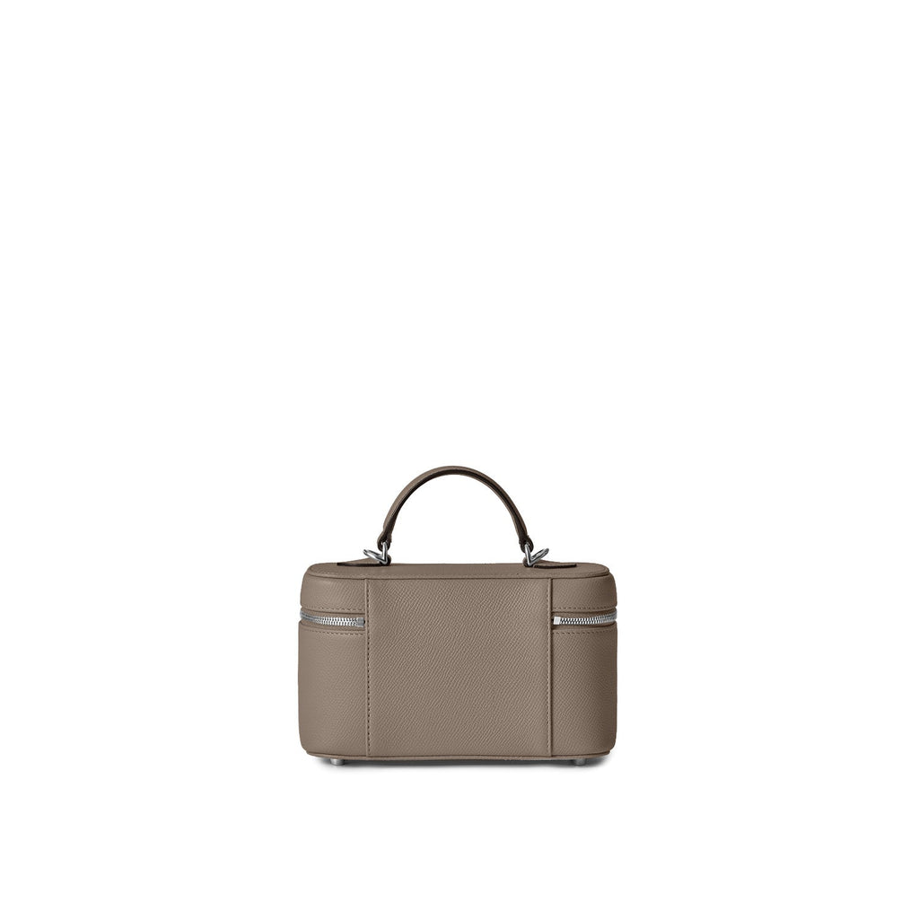 Micro Vanity Bag Nobile Leather (Etoupe)