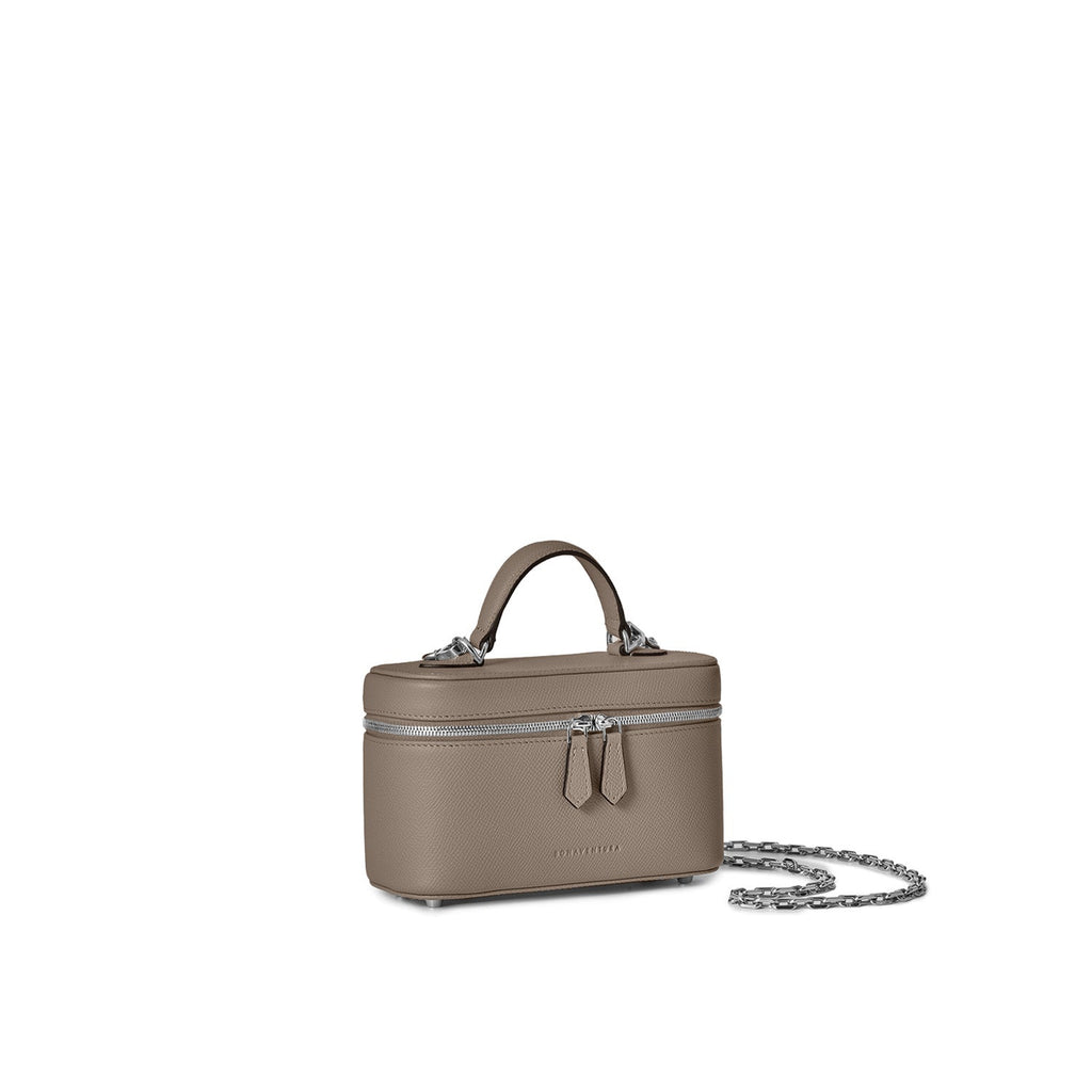 Micro Vanity Bag Nobile Leather (Etoupe)