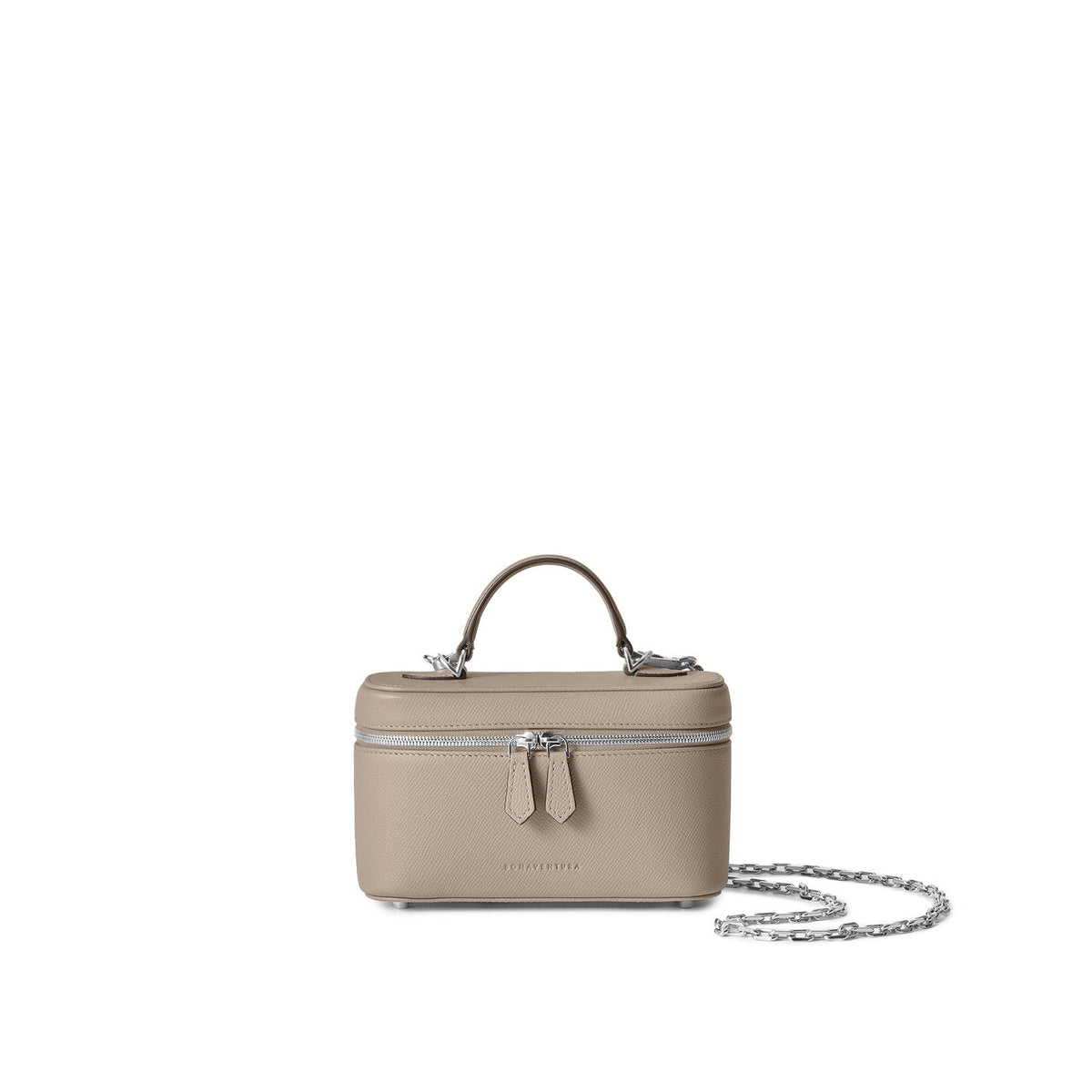 Micro Vanity Bag Nobile Leather (Greige)