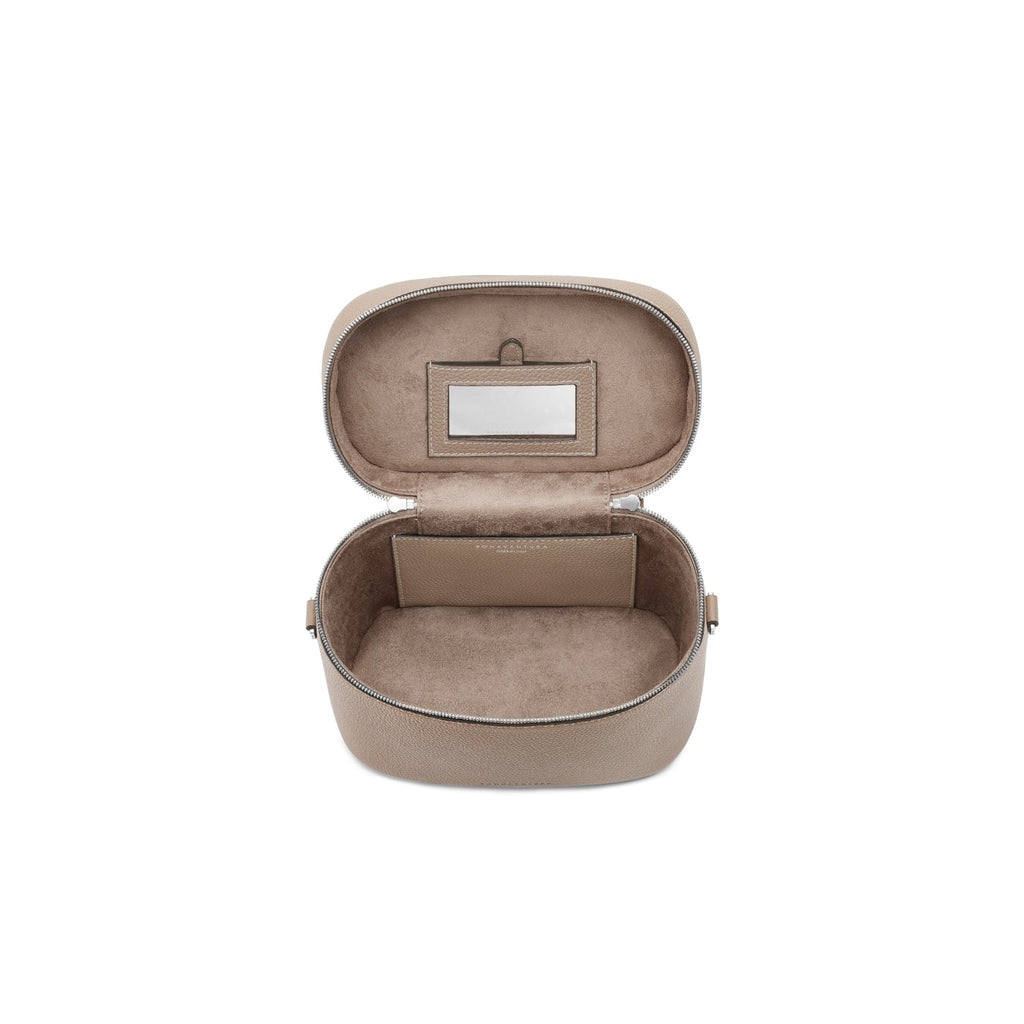 Mona Vanity Bag Shrink Leather (Greige)