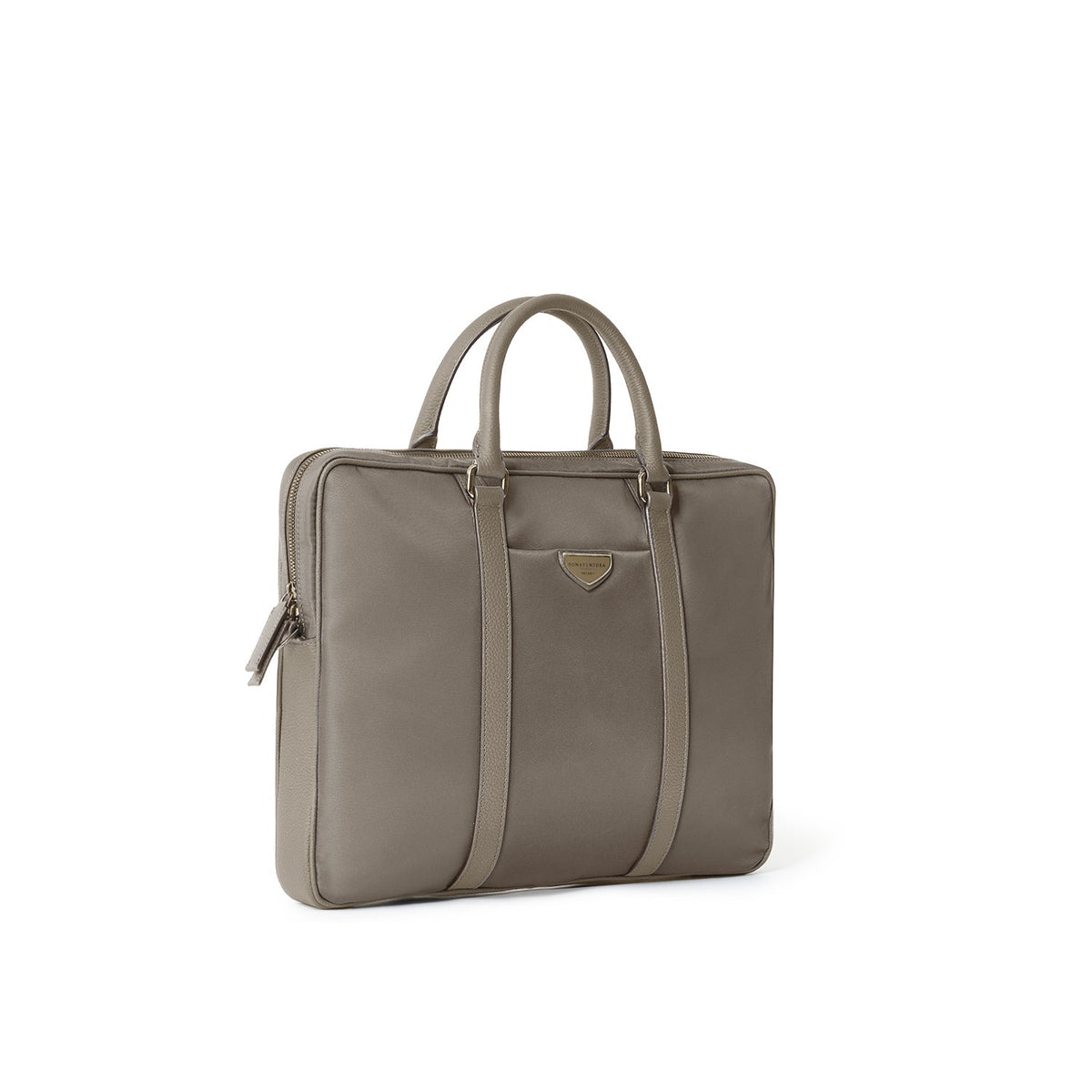 Celeste Slim Briefcase Nylon (Etoupe)