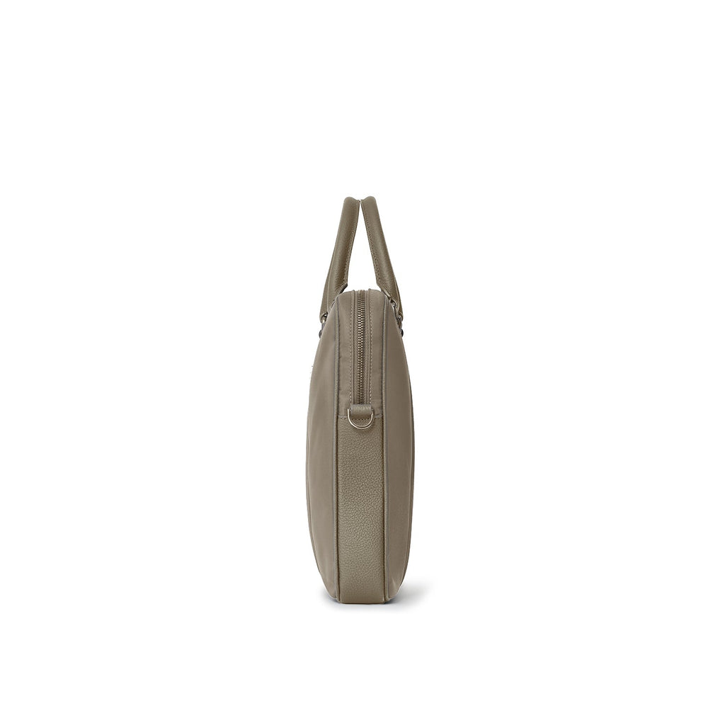 Celeste Slim Briefcase Nylon (Etoupe)