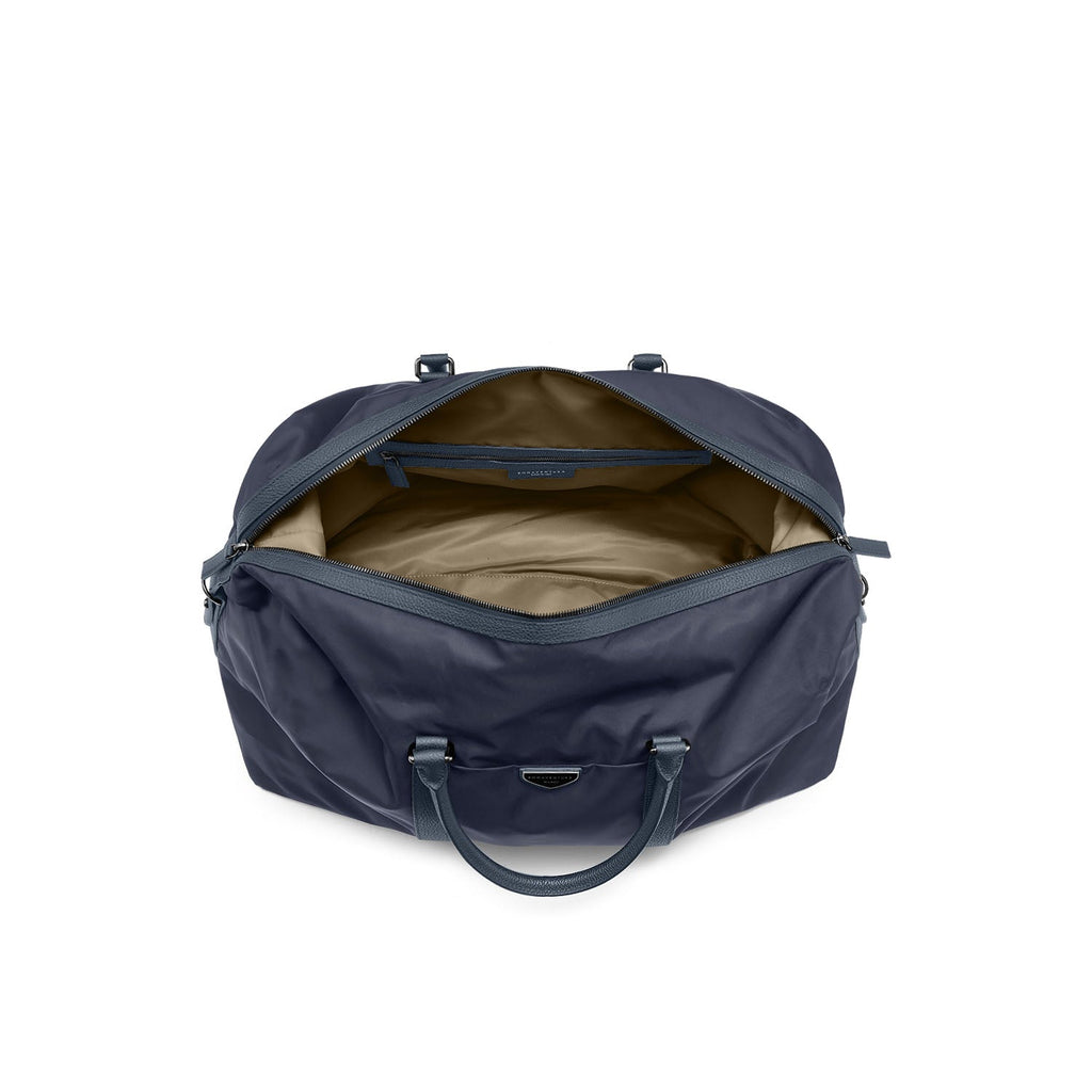 Celeste Boston Bag Nylon (Navy × Etoupe)
