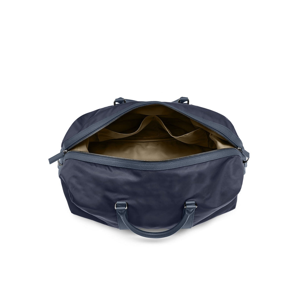 Celeste Boston Bag Nylon (Navy × Etoupe)