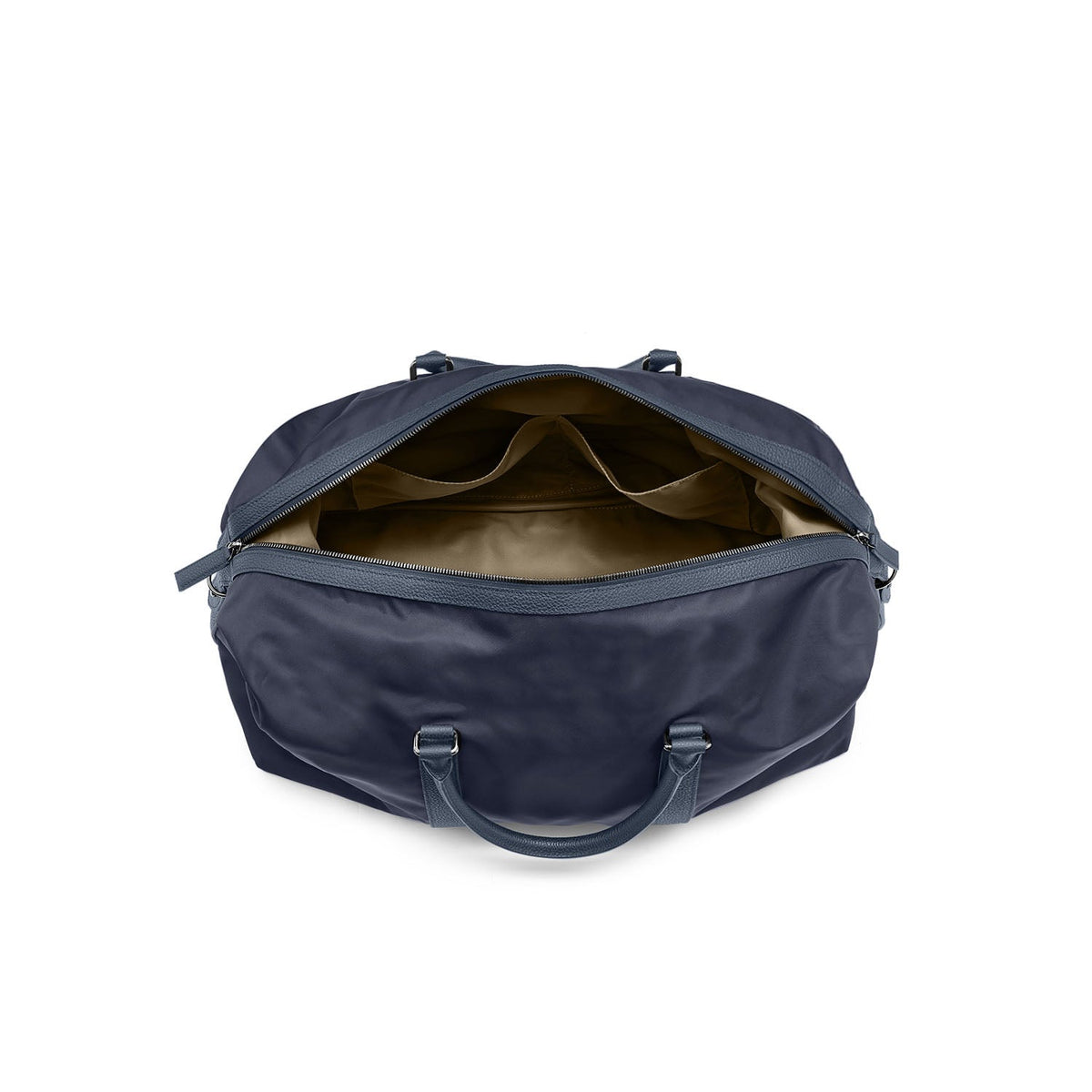 Celeste Boston Bag Nylon (Navy × Etoupe)