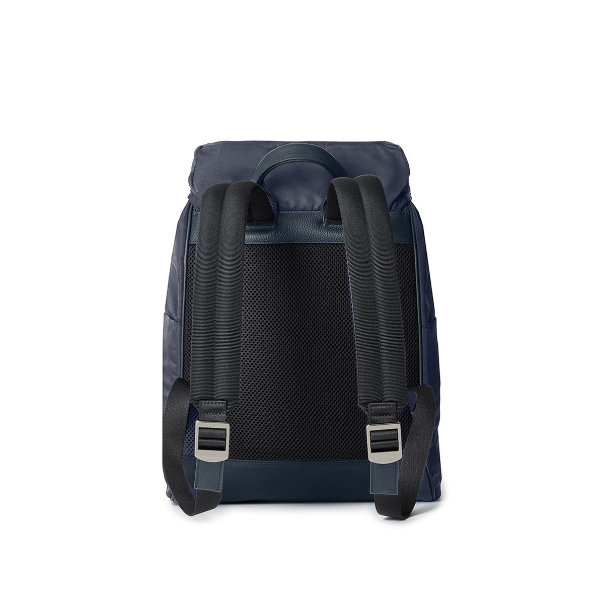 Celeste Backpack with Flap Nylon (Navy × Etoupe)