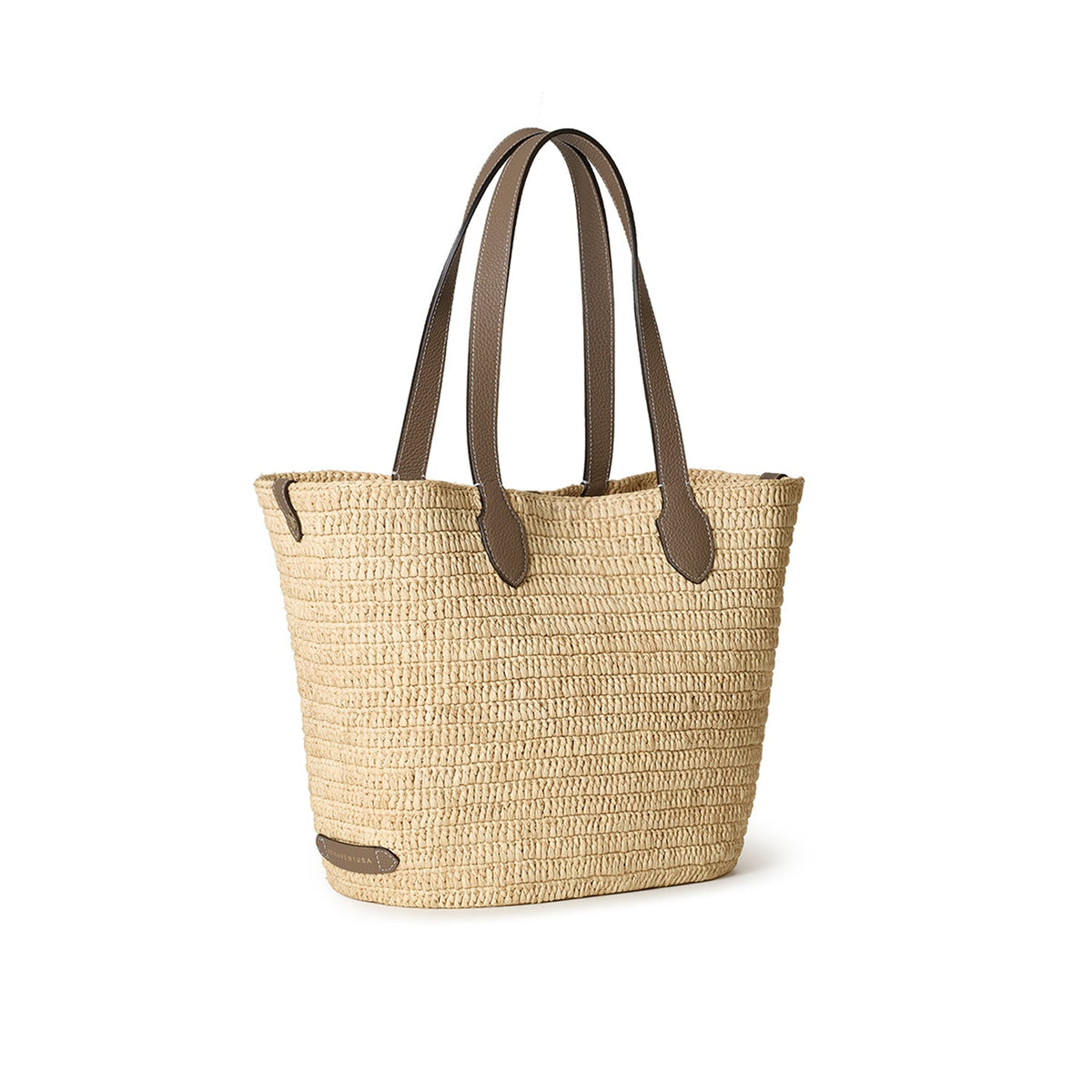 Raffia Tote Bag (Etoupe)