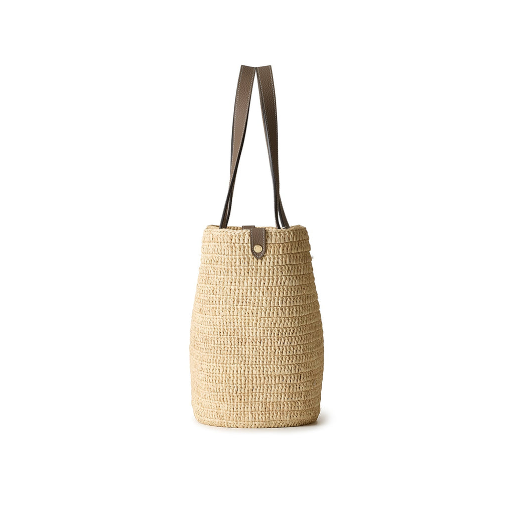 Raffia Tote Bag (Etoupe)