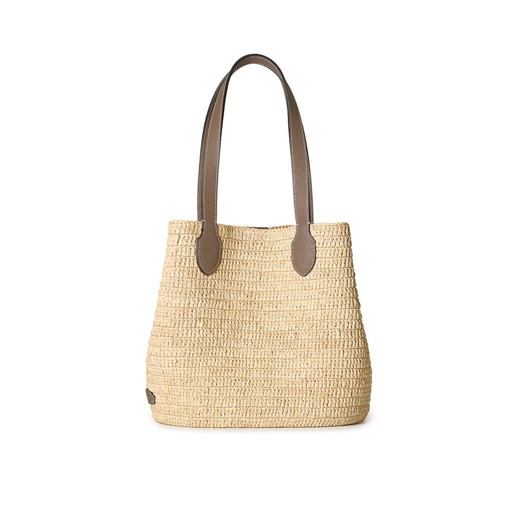 Raffia Tote Bag (Etoupe)