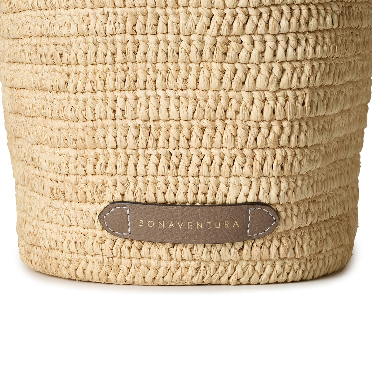 Raffia Tote Bag (Etoupe)