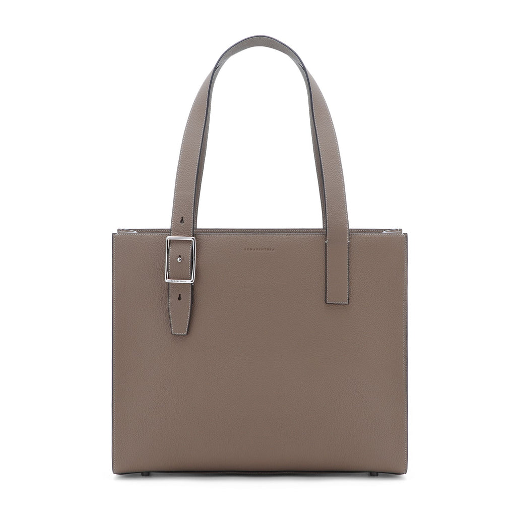 Nicola Tote Bag Shrink Leather (Etoupe)
