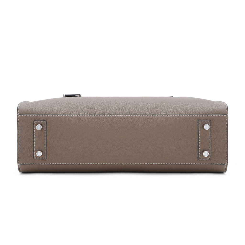 Nicola Tote Bag Shrink Leather (Etoupe)