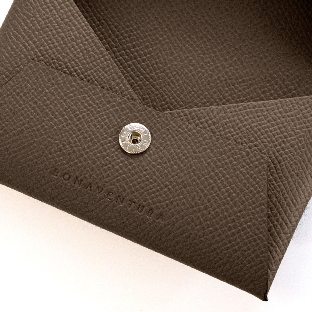 Business Card Case with Sleeve Nobile Leather (Etoupe)