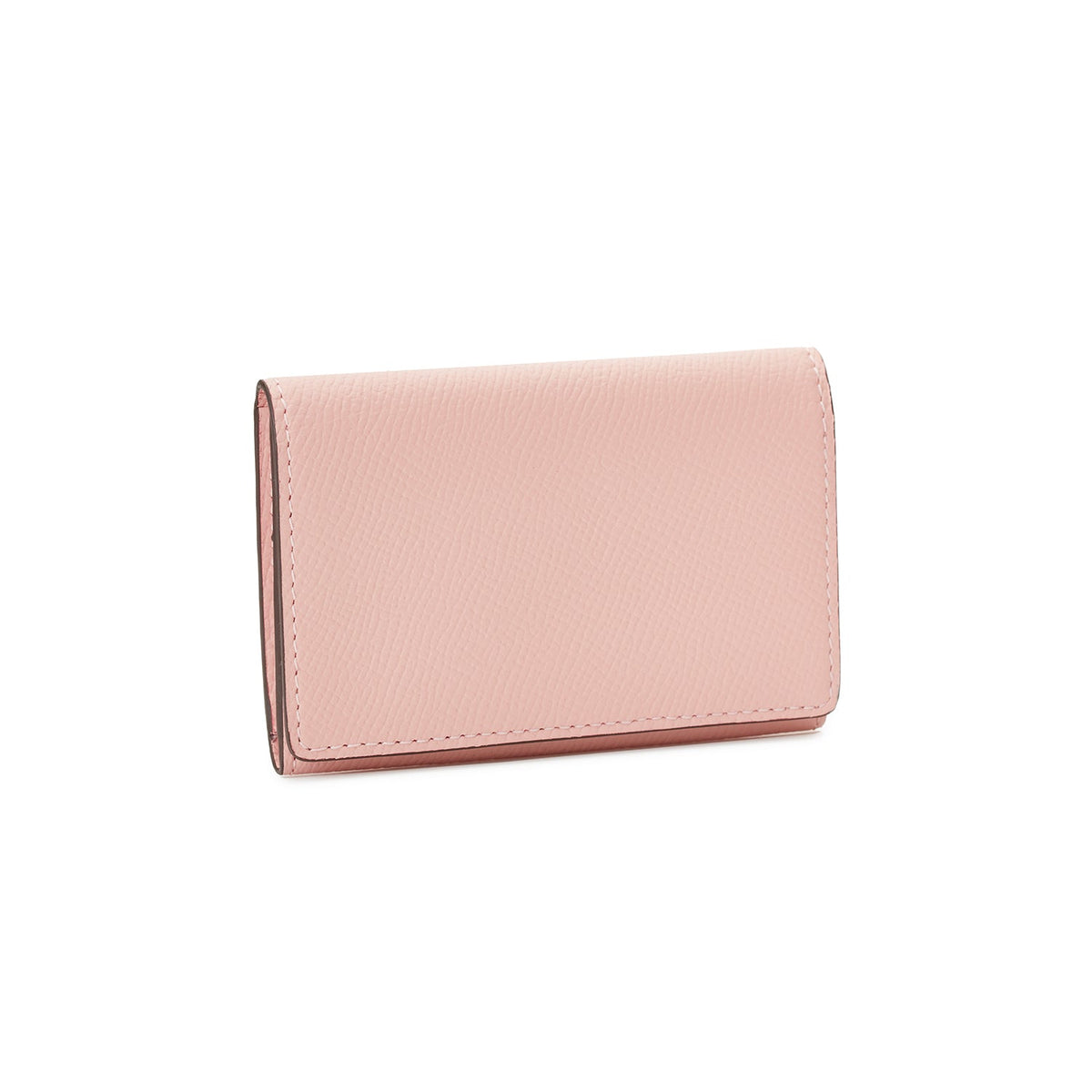 Business Card Case with Sleeve Nobile Leather (Shell Pink × White)