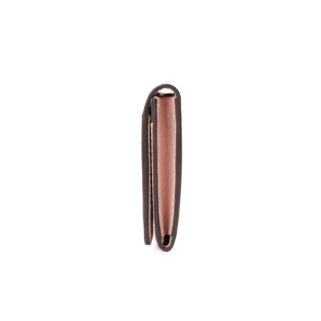 Business Card Case with Sleeve Nobile Leather (Shell Pink × White)